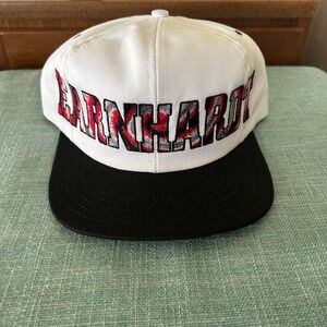 Vintage Dale Earnhardt NASCAR Snapback Hat Bold Spellout Chase Authentics